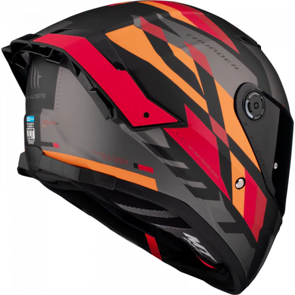 CASCO MT THUNDER 4 SV ERGO B15 ROJO MATE