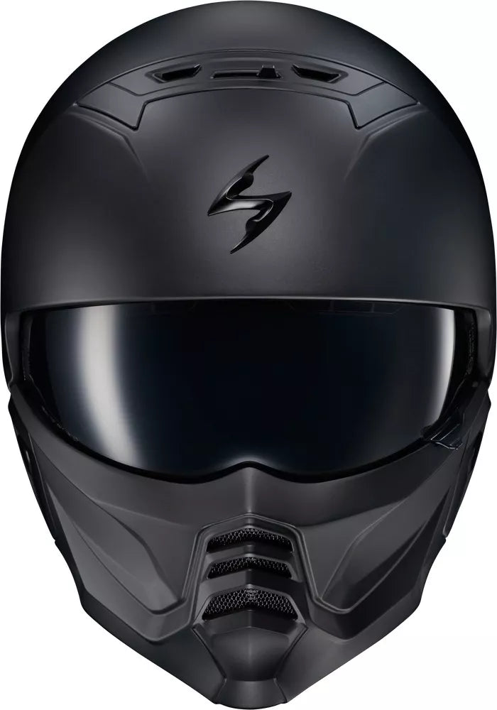 CASCO SCORPION COVERT 2 OPEN-FACE NEGRO MATE