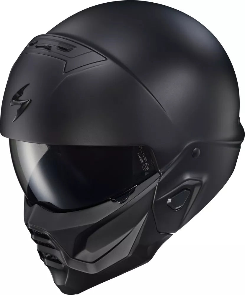 CASCO SCORPION COVERT 2 OPEN-FACE NEGRO MATE