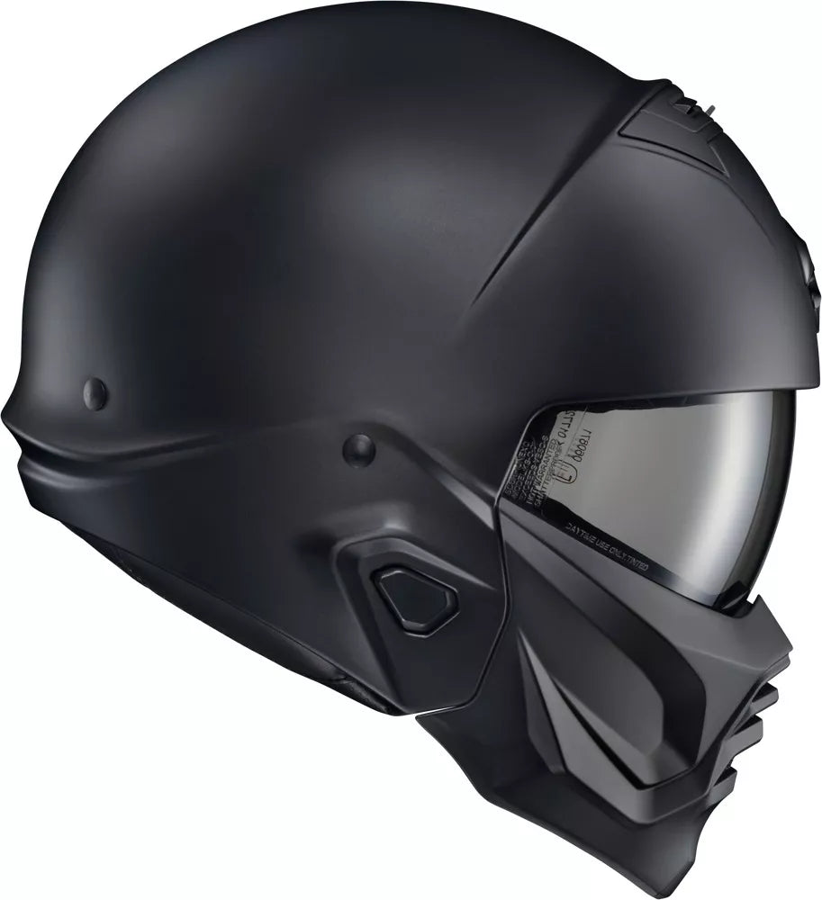 CASCO SCORPION COVERT 2 OPEN-FACE NEGRO MATE