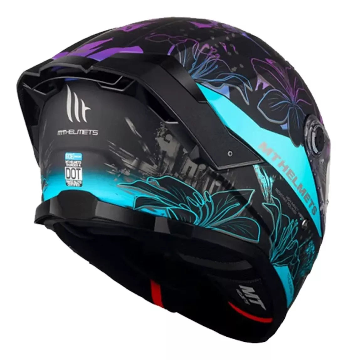CASCO MT THUNDER 4 SV JUNGLE A1 NEGRO BRILLO