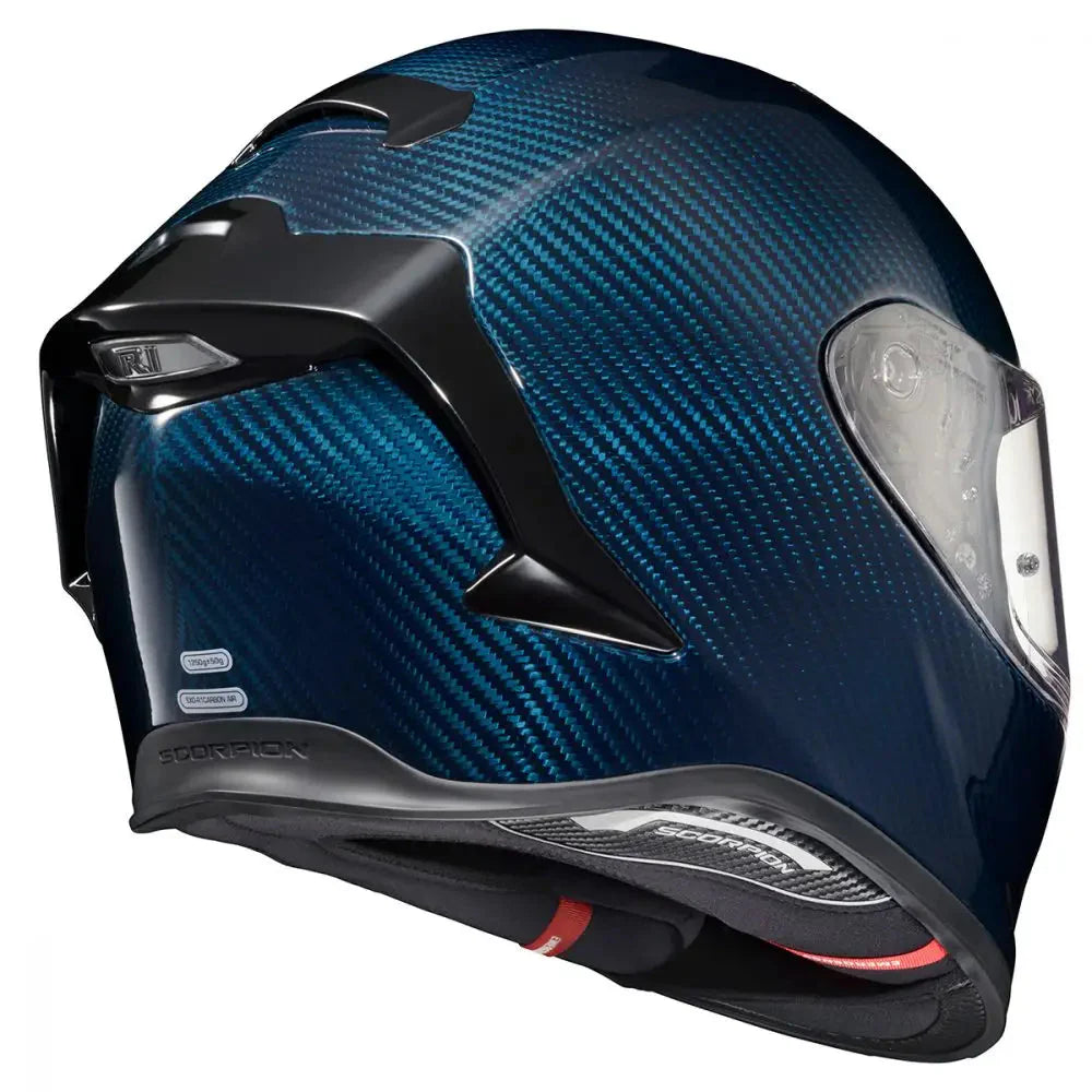 CASCO SCORPION EXO-R1 AIR CARBONO AZUL