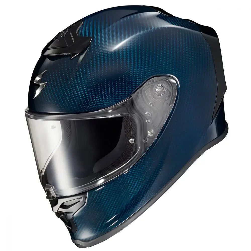 CASCO SCORPION EXO-R1 AIR CARBONO AZUL