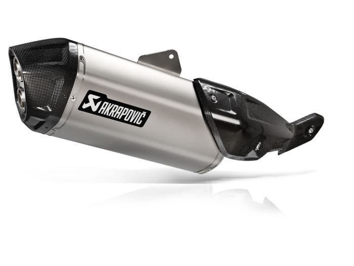 SLIP-ON TITANIO-CARBONO SUZ V-STROM 800DE AKRAPOVIC
