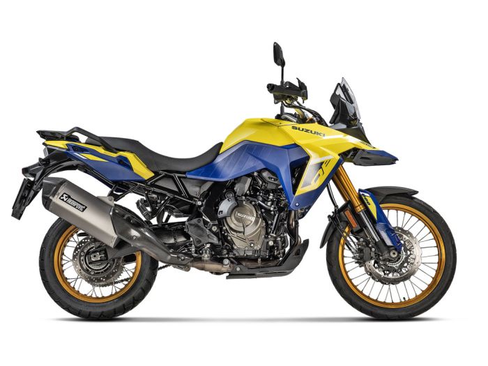 SLIP-ON TITANIO-CARBONO SUZ V-STROM 800DE AKRAPOVIC