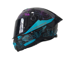 CASCO MT THUNDER 4 SV JUNGLE A1 NEGRO BRILLO