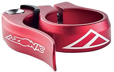 Q/R SEAT POST CLAMP RED 31.8 AZONIC