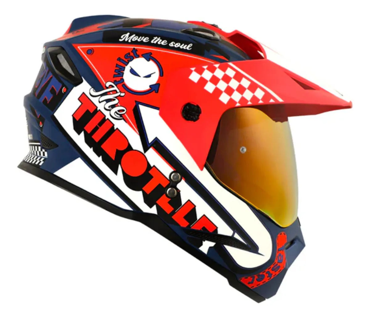 CASCO PARA MOTO HRO MX330DV BYE BYE