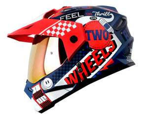 CASCO PARA MOTO HRO MX330DV BYE BYE