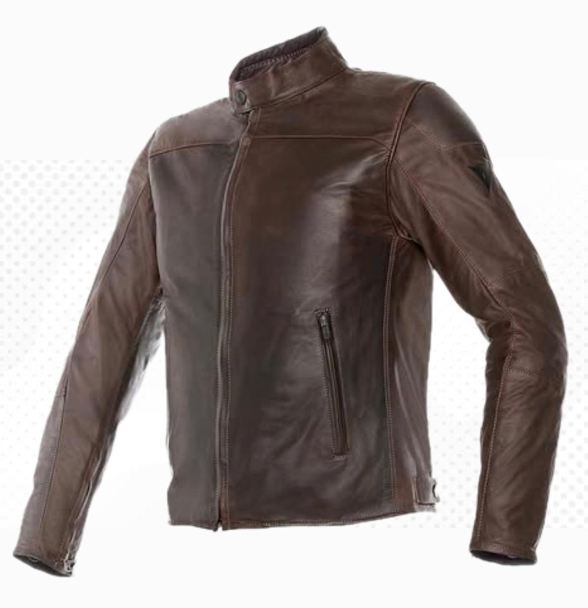 Æ  CHAMARRA DE PIEL MIKE DAINESE