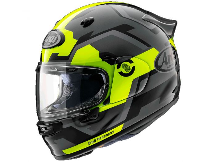 CASCO QUANTIC FACE FLUOR YELLOW ARAI