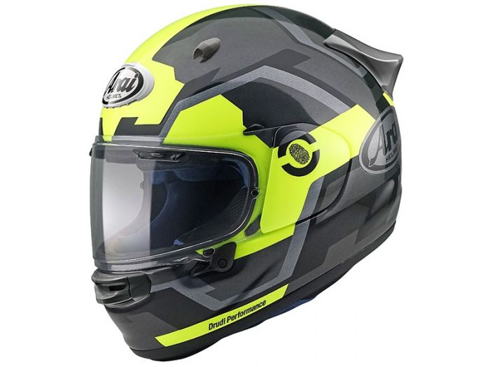 CASCO QUANTIC FACE FLUOR YELLOW ARAI