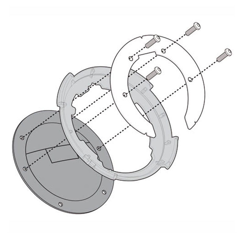 ANCLAJE PARA MALETAS GIVI TANKLOCK PARA SUZUKI