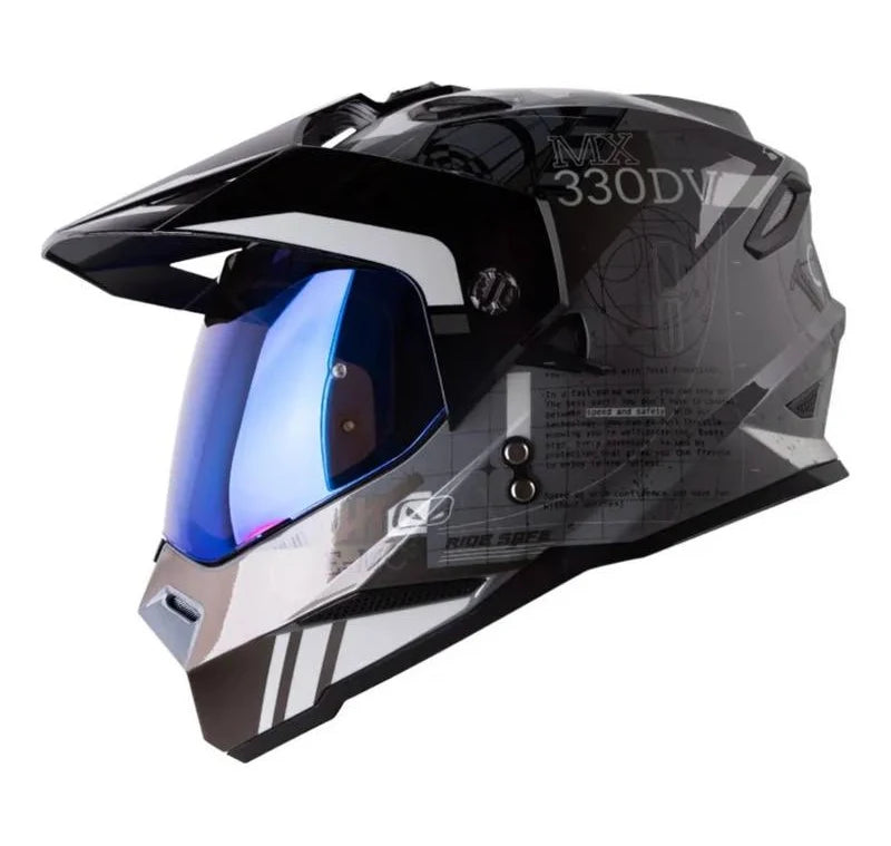 CASCO MOTO HRO MX-330DV SPACE RACE GR.OS AM.N